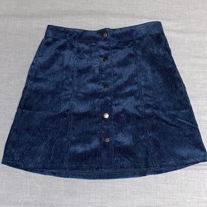 Corduroy skirt